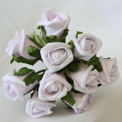 Artificial Colourfast Cottage Rose Bud Bunch