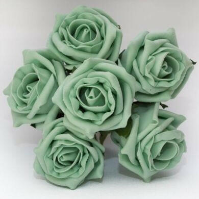 Artificial Colourfast Cottage Rose Bud Bunch