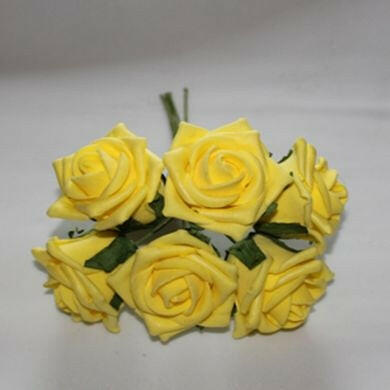 Artificial Colourfast Cottage Rose Bud Bunch