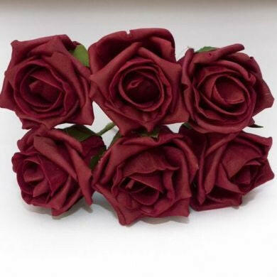 Artificial Colourfast Cottage Rose Bud Bunch