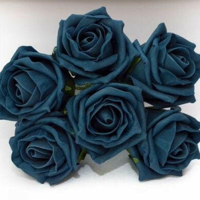 Artificial Colourfast Cottage Rose Bud Bunch