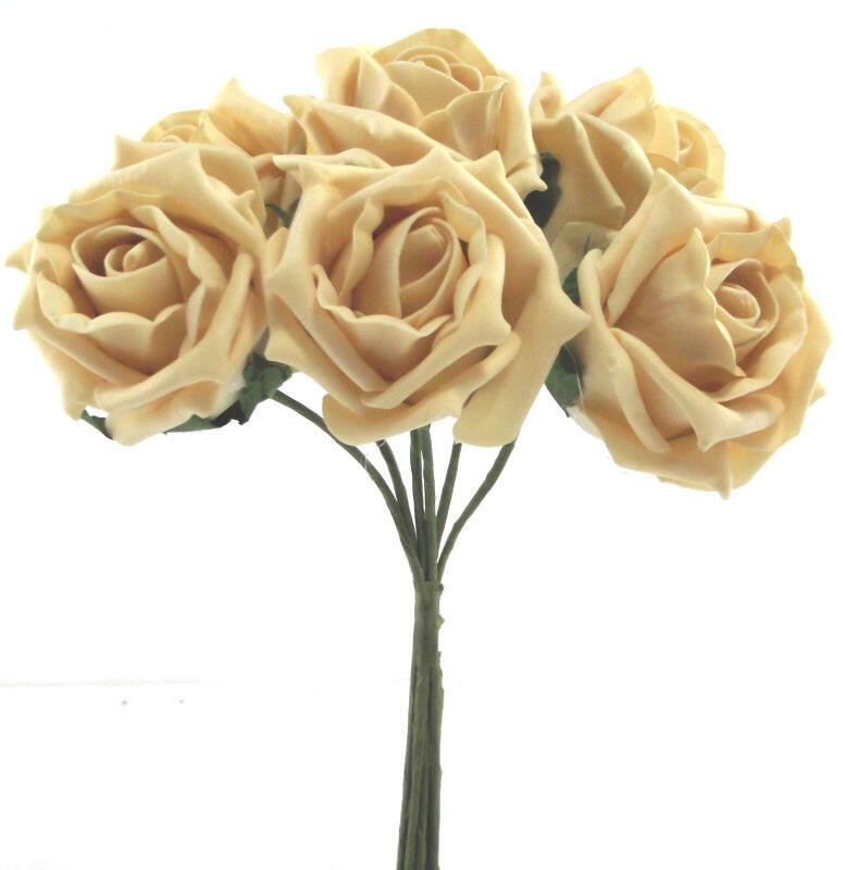 Artificial Colourfast Cottage Rose Bud Bunch