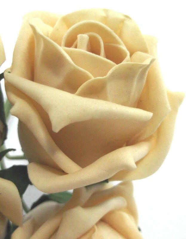 Artificial Colourfast Cottage Rose Bud Bunch