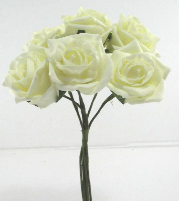 Artificial Colourfast Cottage Rose Bud Bunch