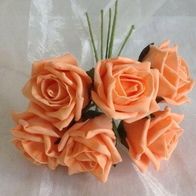 Artificial Colourfast Cottage Rose Bud Bunch