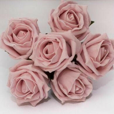 Artificial Colourfast Cottage Rose Bud Bunch