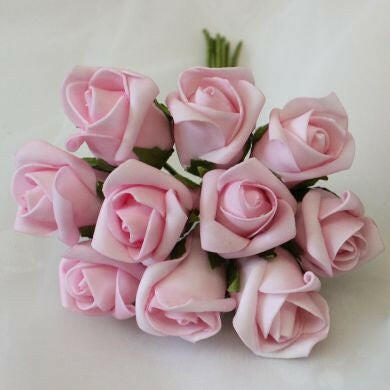 Artificial Colourfast Cottage Rose Bud Bunch