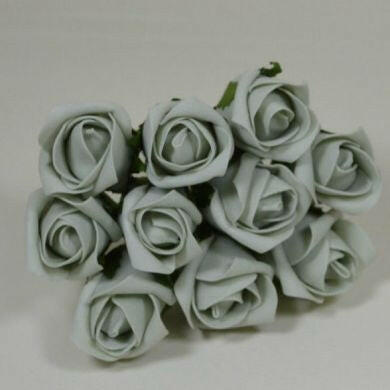 Artificial Colourfast Cottage Rose Bud Bunch