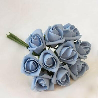 Artificial Colourfast Cottage Rose Bud Bunch