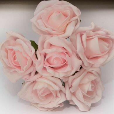 Artificial Colourfast Cottage Rose Bud Bunch