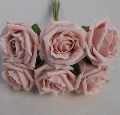 Artificial Colourfast Cottage Rose Bud Bunch
