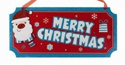 Christmas Glitter Plaque