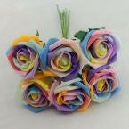 Artificial Colourfast Cottage Rose Bud Bunch