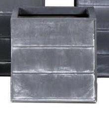 Lead Look Square Planter