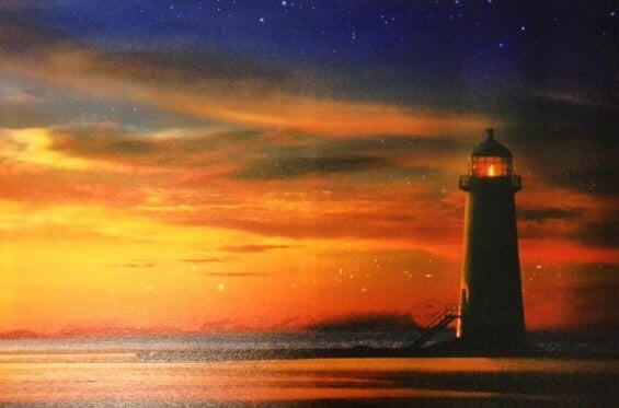 Lighthouse LED Canvas