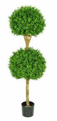 Artificial Topiary Buxus Double Ball Tree