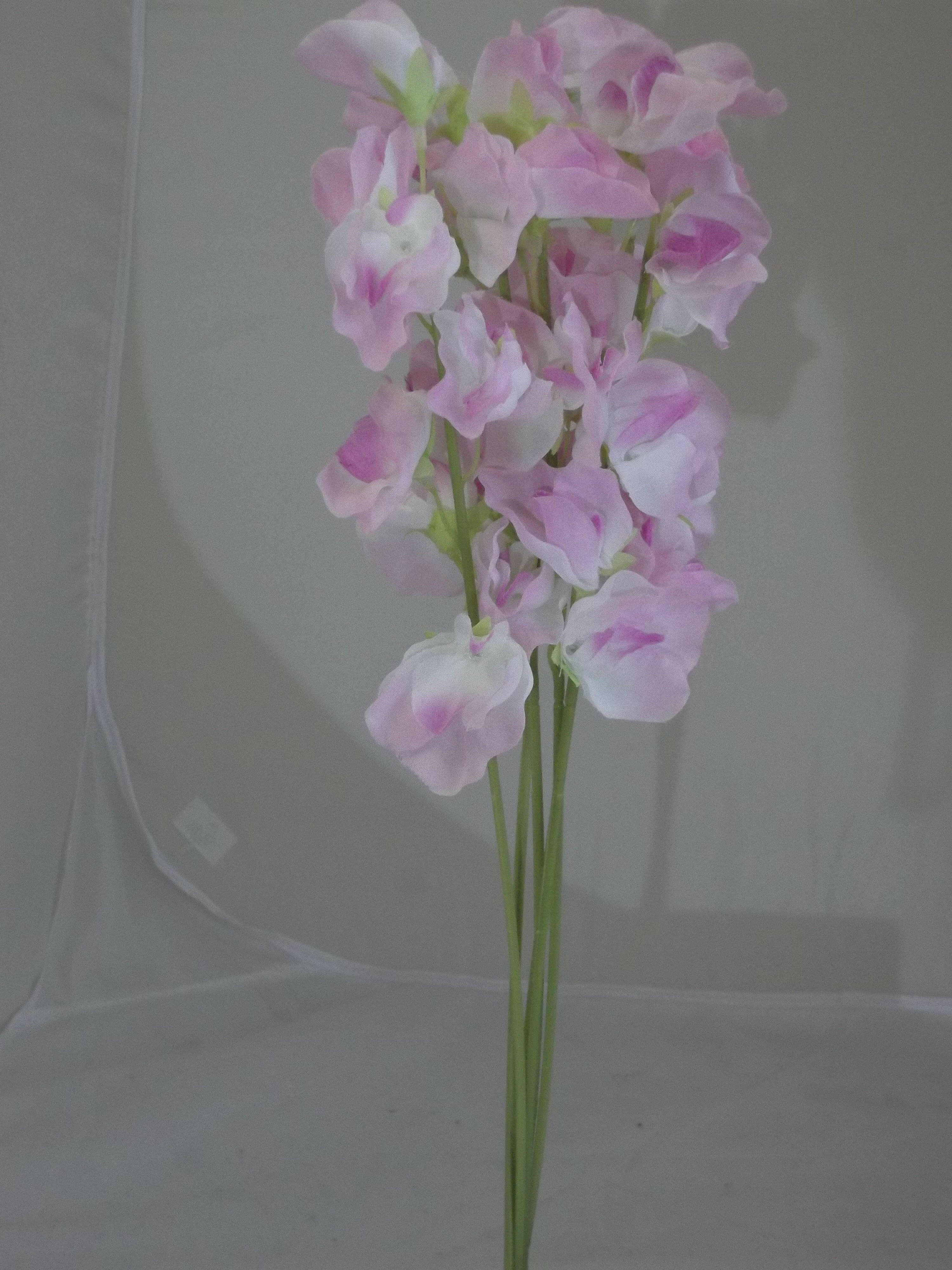 Artificial Silk Sweet Pea Bundle