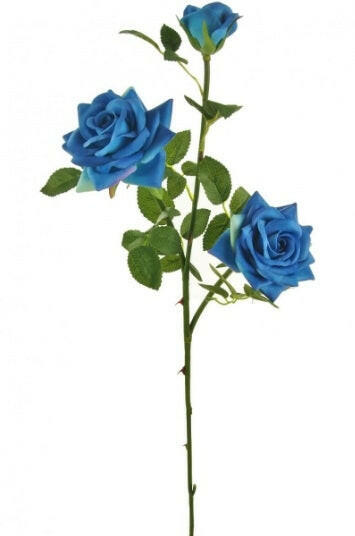 Artificial Silk Supreme Medium Open Rose Spray