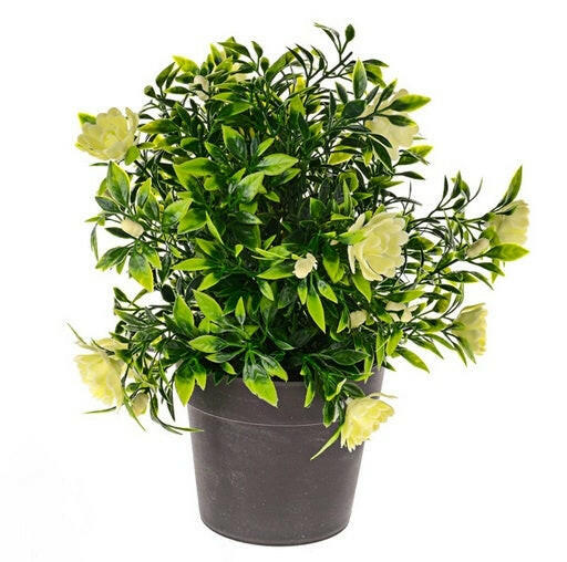 Artificial Silk Bloom Potted Plant Bush