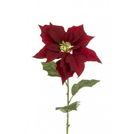 Artificial Velvet Poinsettia x3 Saver Pack