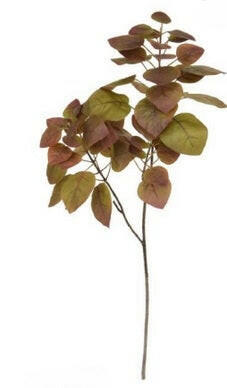 Artificial Silk Pomegranate Leaf Spray