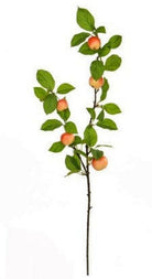 Artificial Silk Apple Foliage Spray with Fruit 