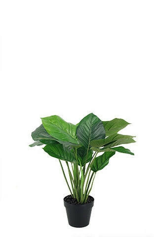 Artificial Silk Philodendron Potted Leaf Plant