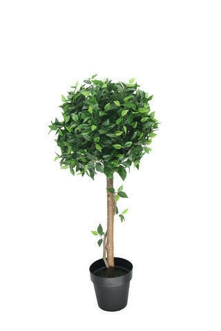 Artificial Silk Ficus Potted Ball Tree