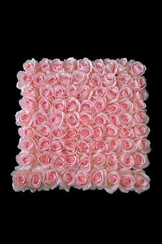 Artificial Silk Rose Head Panel (81 Rose Heads)