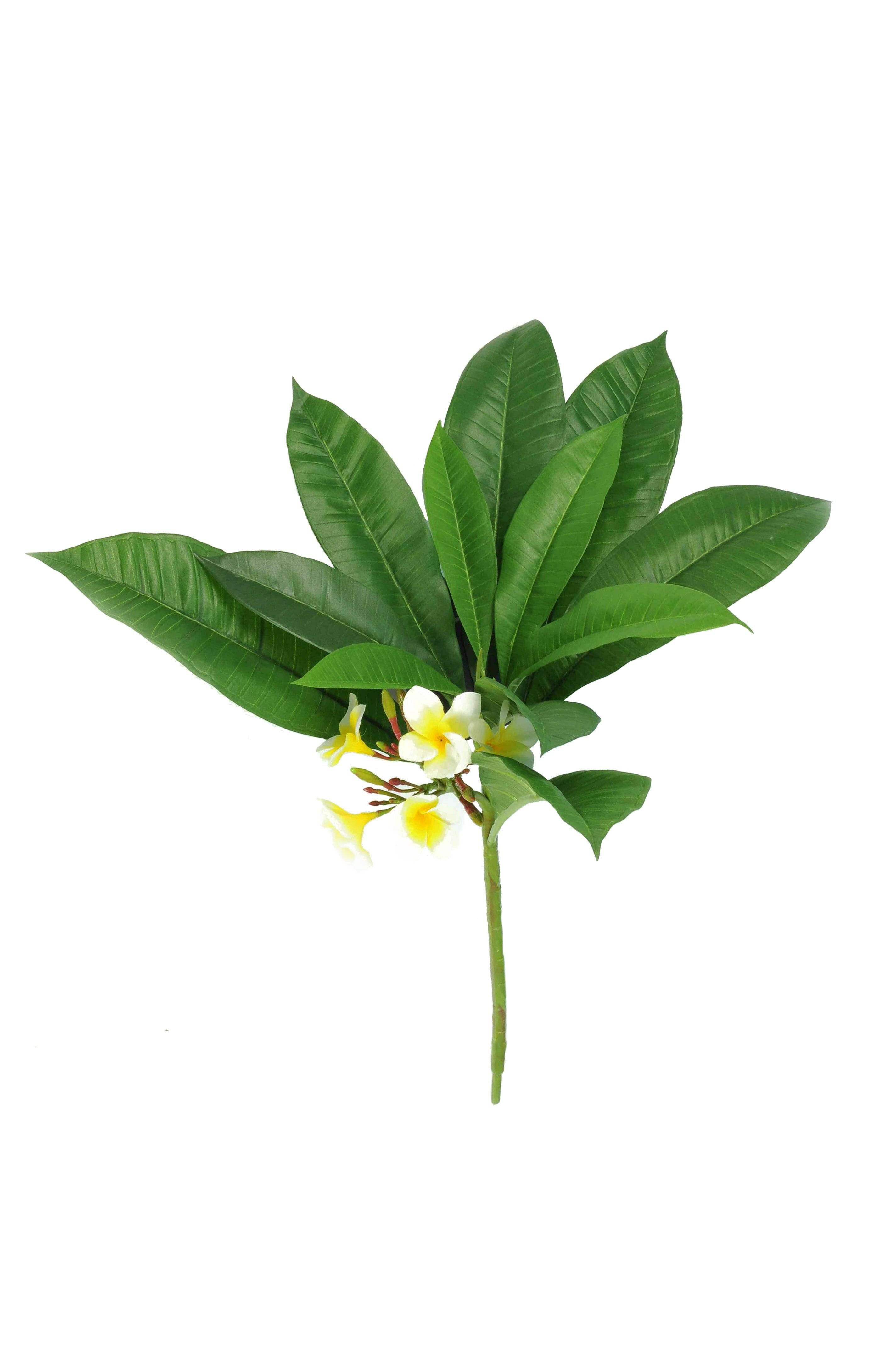 Artificial Silk Plumeria Spray FR