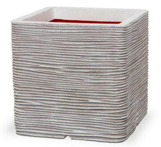 Square Planter - Ribbed