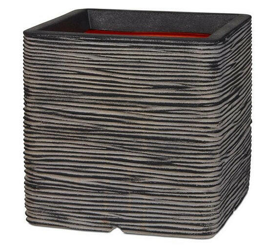 Square Planter - Ribbed