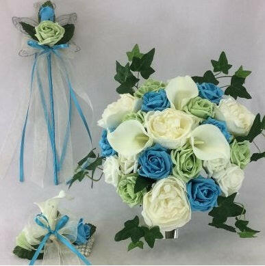 Artificial Colourfast Cottage Rose Bud Bunch