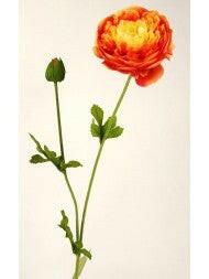 Artificial Silk Ranunculus Spray