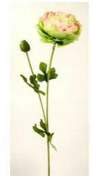 Artificial Silk Ranunculus Spray