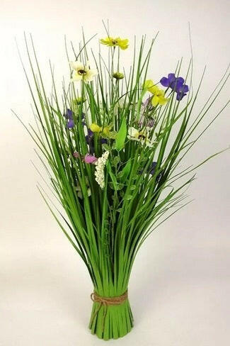 Artificial Silk Meadow Flower Bundle