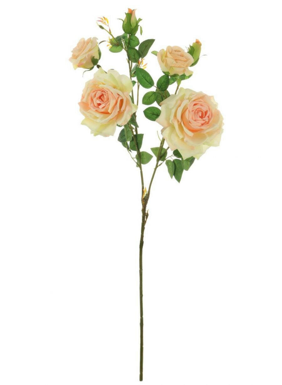 Artificial Silk Large Garden Rose Spray