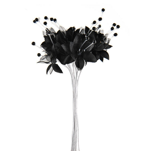 Artificial Silk Babies Breath Pearl Bouquet