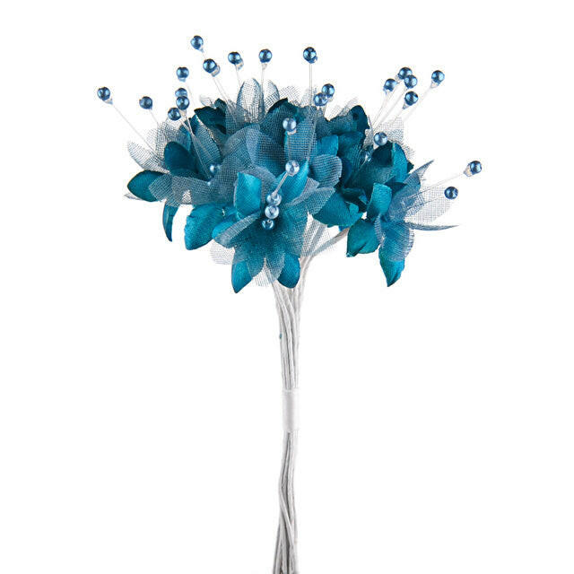 Artificial Silk Babies Breath Pearl Bouquet