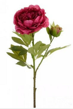 Artificial Silk Large Peony Spray