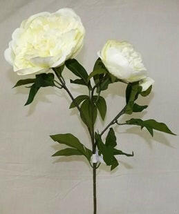 Artificial Silk Peony Spray