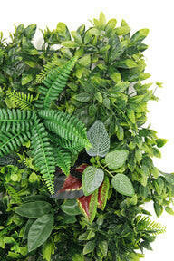 Artificial Lush Green Leaf Wall Panel