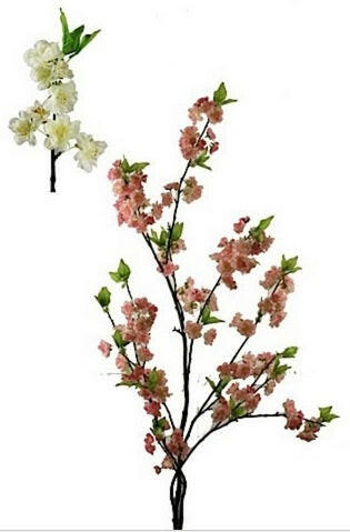 Artificial Silk Blossom Spray