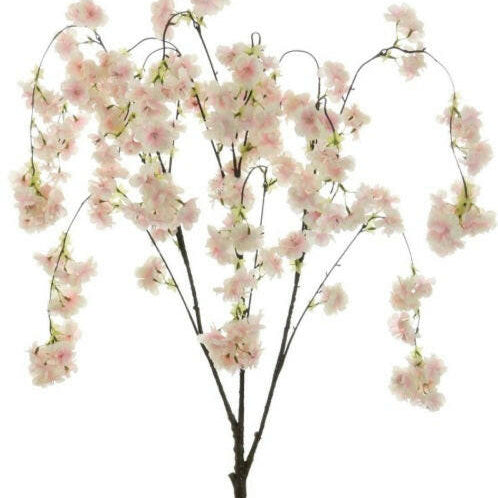 Artificial Silk Weeping Cherry Blossom Branch