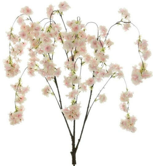 Artificial Silk Weeping Cherry Blossom Branch