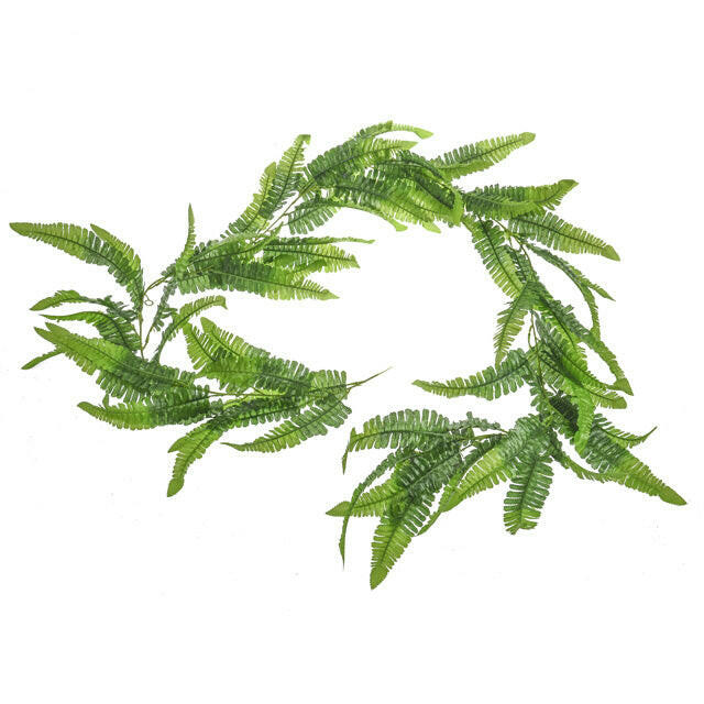 Artificial Boston Fern Garland