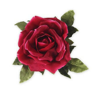 Artificial Silk Rose Head XXL