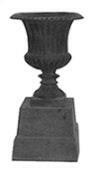 Pedestal with Flute Urn
