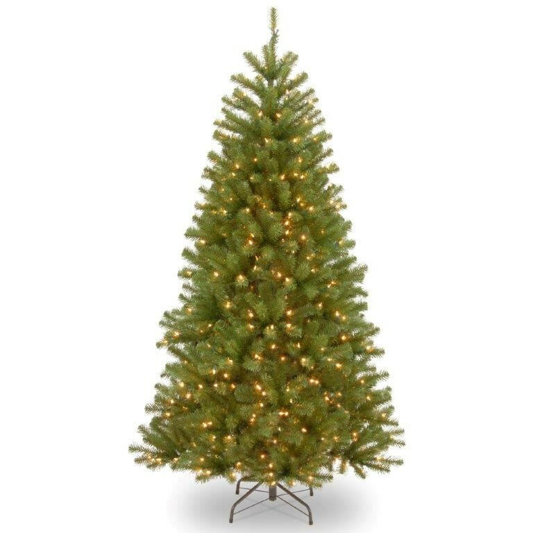 Artificial North Valley Spruce Hinged Luxury Christmas Tree LED