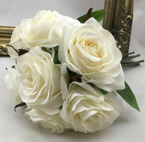 Artificial Silk 7 head Rose Bundle